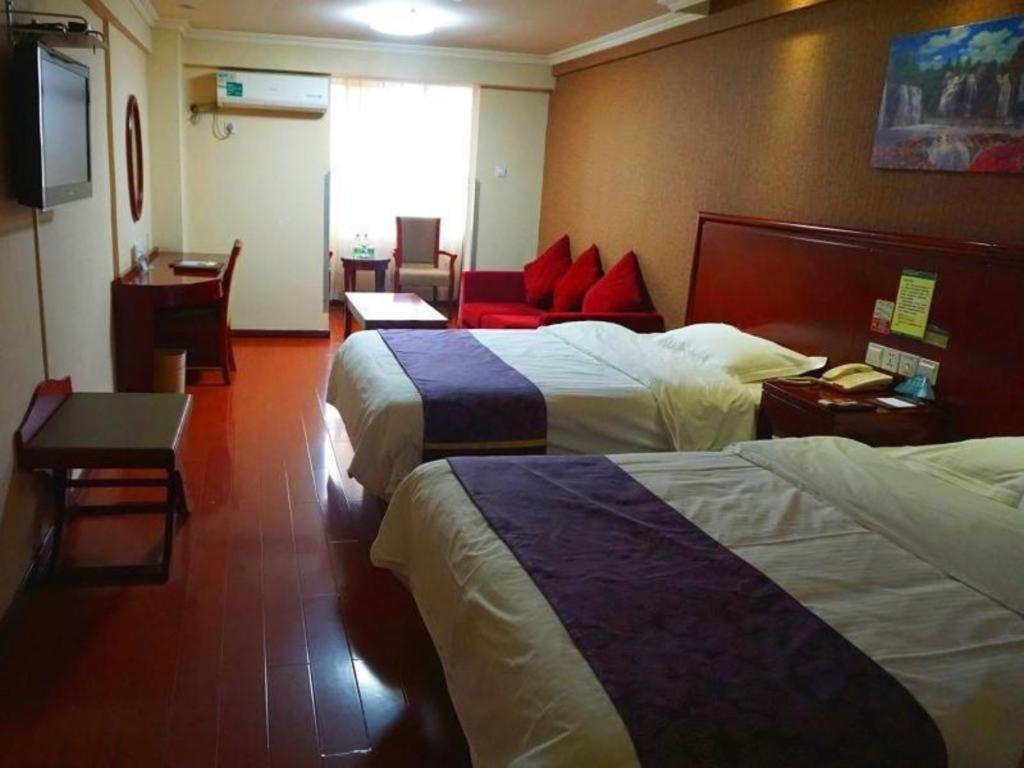 Greentree Inn Xi'An Bell And Drum Tower Food Street Ancient City Wall Ximen Express Hotel Zewnętrze zdjęcie